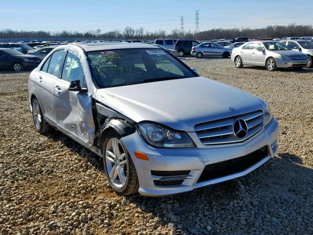 WDDGF4HB0DR289866 - 2013 MERCEDES-BENZ C 250 SILVER photo 1