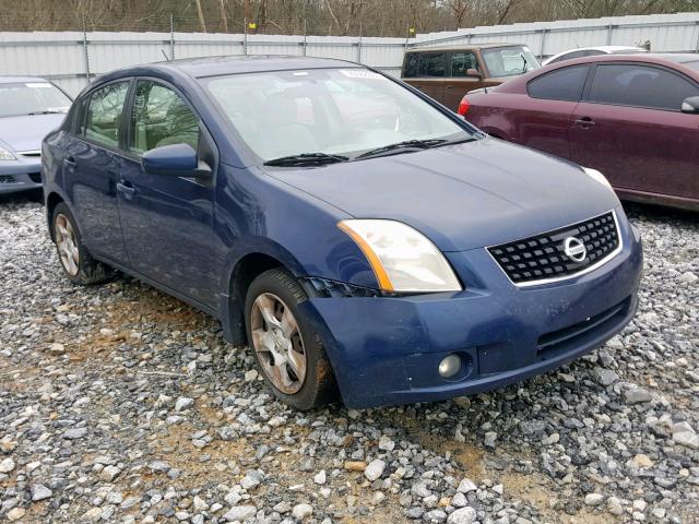 3N1AB61E38L728201 - 2008 NISSAN SENTRA 2.0 BLUE photo 1