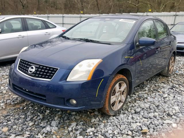 3N1AB61E38L728201 - 2008 NISSAN SENTRA 2.0 BLUE photo 2