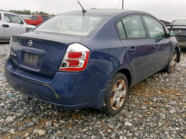 3N1AB61E38L728201 - 2008 NISSAN SENTRA 2.0 BLUE photo 4