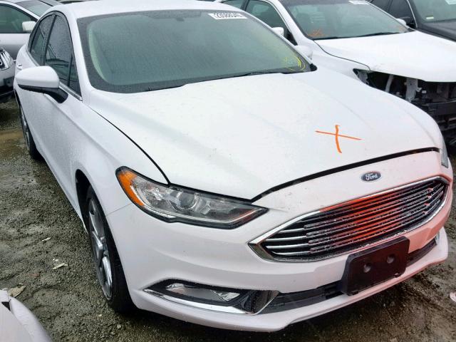 3FA6P0G76HR343759 - 2017 FORD FUSION S WHITE photo 1