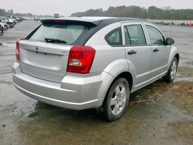 1B3HB48B88D583742 - 2008 DODGE CALIBER SX SILVER photo 4