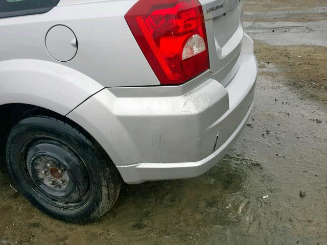 1B3HB48B88D583742 - 2008 DODGE CALIBER SX SILVER photo 9