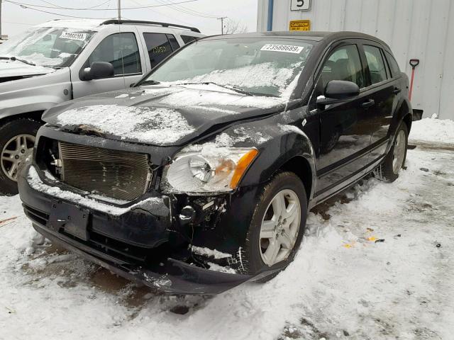 1B3HB48B37D559749 - 2007 DODGE CALIBER SX BLACK photo 2