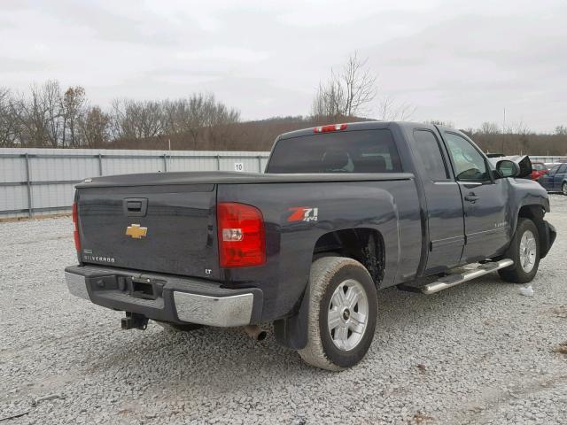 1GCSKSE38AZ239259 - 2010 CHEVROLET SILVERADO BLACK photo 4