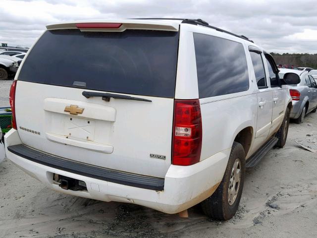 1GNFC16037J239682 - 2007 CHEVROLET SUBURBAN C WHITE photo 4