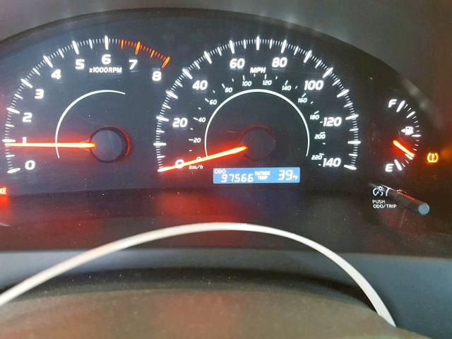 4T1BE46K19U305941 - 2009 TOYOTA CAMRY BASE ვერცხლისფერი ფოტო 8