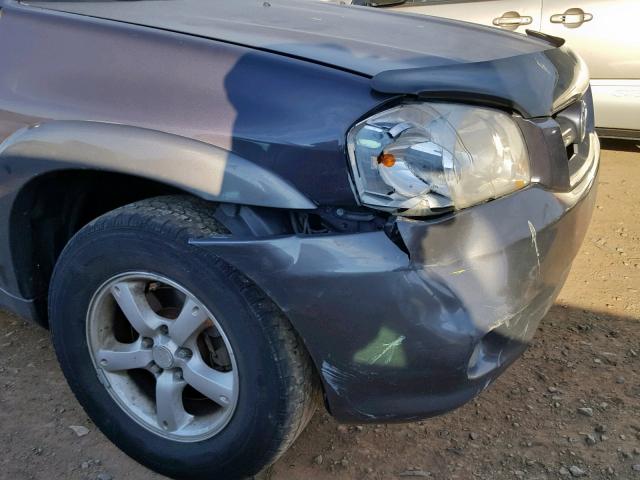 4F2CZ94176KM24332 - 2006 MAZDA TRIBUTE S GRAY photo 9