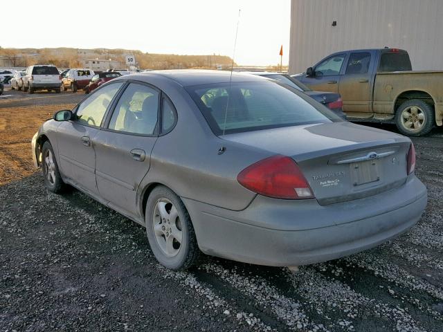 1FAFP55251G236512 - 2001 FORD TAURUS SES TAN photo 3