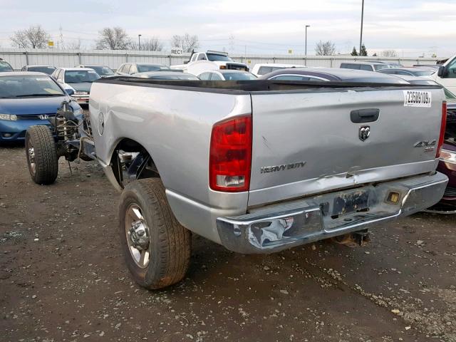 3D7KS28C45G732363 - 2005 DODGE RAM 2500 S Արծաթագույն լուսանկար 3