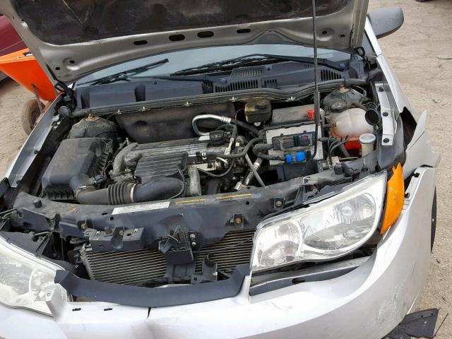 1G8AW14F85Z108399 - 2005 SATURN ION LEVEL SILVER photo 7