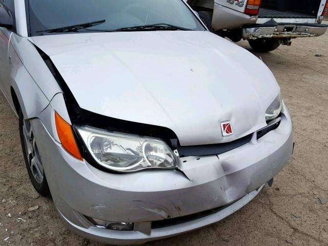 1G8AW14F85Z108399 - 2005 SATURN ION LEVEL SILVER photo 9