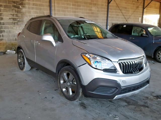 KL4CJASB4DB076789 - 2013 BUICK ENCORE SILVER photo 1