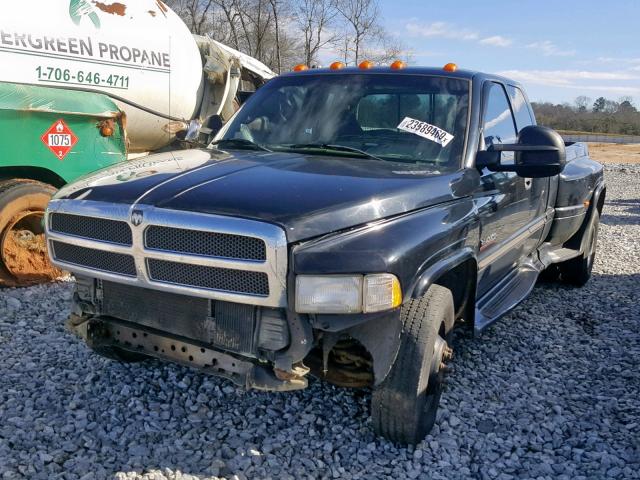 1B7MC3368YJ125148 - 2000 DODGE RAM 3500 BLACK photo 2