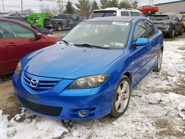 JM1BK323X61403045 - 2006 MAZDA 3 S BLUE photo 2