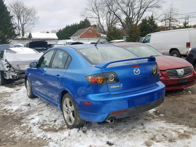 JM1BK323X61403045 - 2006 MAZDA 3 S BLUE photo 3