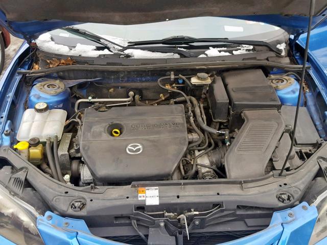 JM1BK323X61403045 - 2006 MAZDA 3 S BLUE photo 7