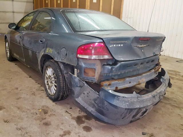 1C3EL56R15N603456 - 2005 CHRYSLER SEBRING TO 绿色 照片 3