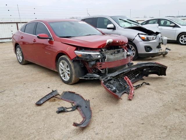 1G1ZE5ST4GF176630 - 2016 CHEVROLET MALIBU LT RED photo 1