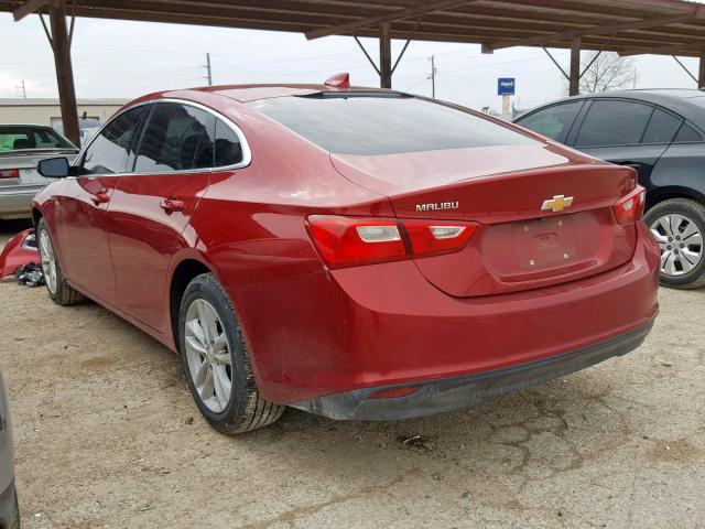 1G1ZE5ST4GF176630 - 2016 CHEVROLET MALIBU LT RED photo 3