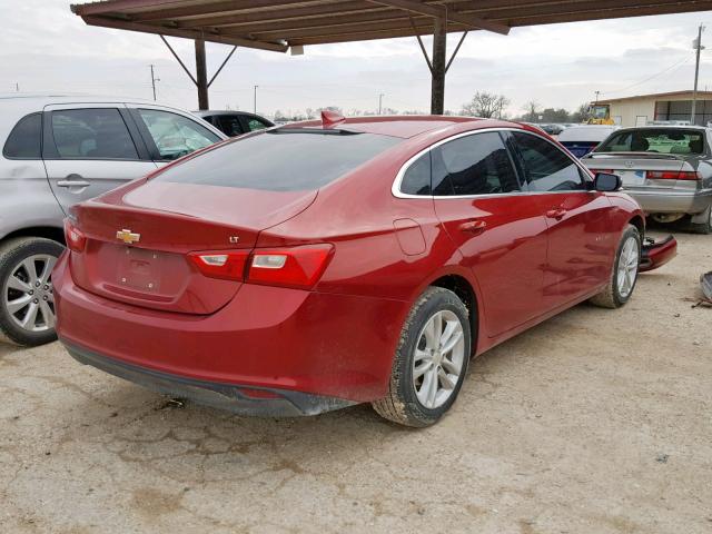 1G1ZE5ST4GF176630 - 2016 CHEVROLET MALIBU LT RED photo 4