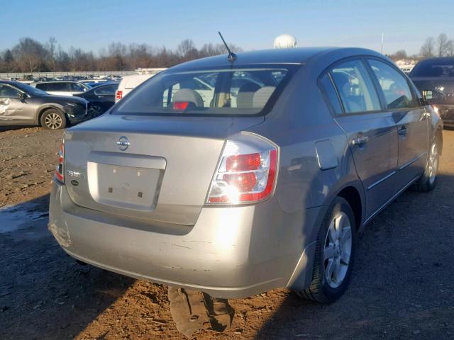 3N1AB61E18L664465 - 2008 NISSAN SENTRA 2.0 GRAY photo 4