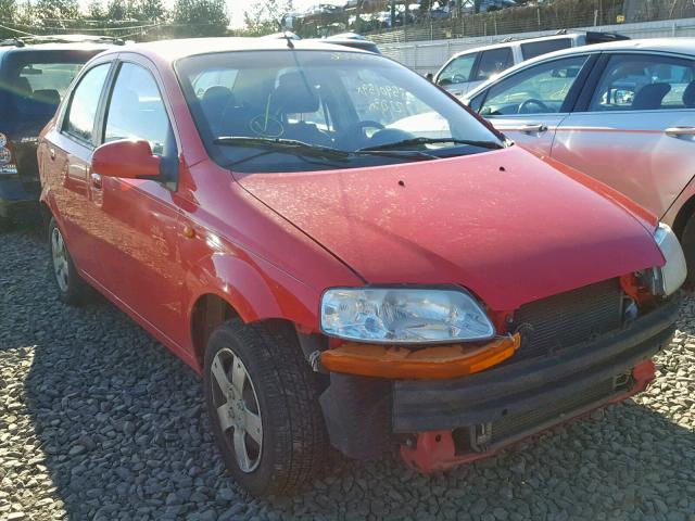 KL1TD56686B576367 - 2006 CHEVROLET AVEO BASE Qırmızı foto 1