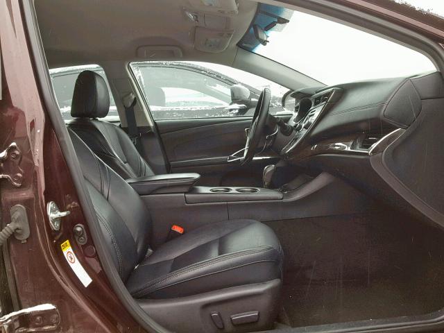 4T1BK1EB5EU120407 - 2014 TOYOTA AVALON BAS Burgund zdjęcie 5