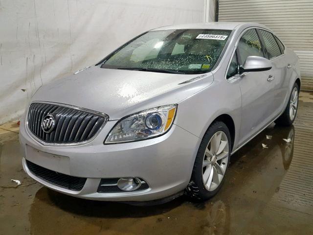 1G4PR5SK0E4101387 - 2014 BUICK VERANO CON SILVER photo 2