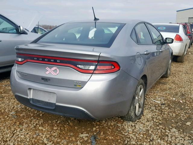 1C3CDFBA5GD652596 - 2016 DODGE DART SXT SILVER photo 4