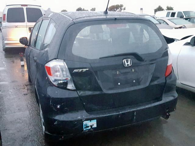 JHMGE8H39DC020182 - 2013 HONDA FIT BLACK photo 3