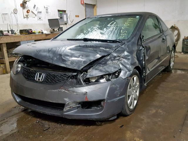 2HGFG1B61AH518890 - 2010 HONDA CIVIC LX 灰色 照片 2