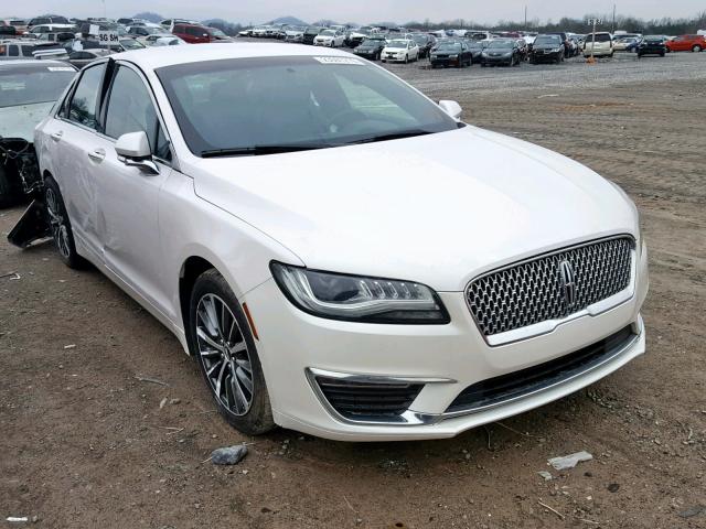 3LN6L5A95HR654012 - 2017 LINCOLN MKZ PREMIE WHITE photo 1