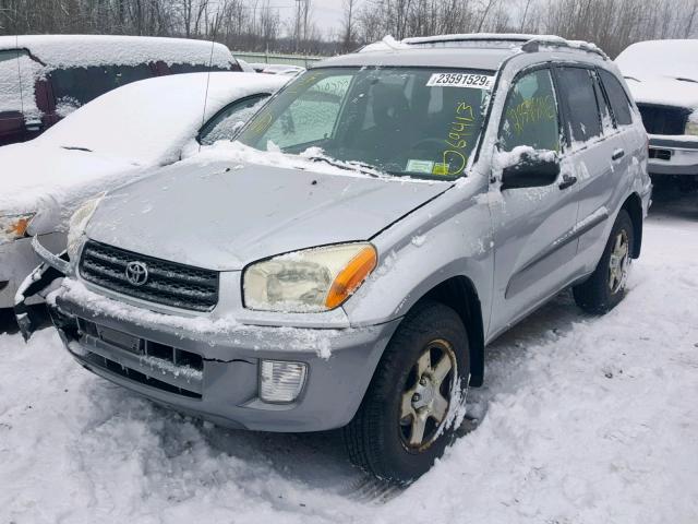 JTEHH20V930250954 - 2003 TOYOTA RAV4 SILVER photo 2