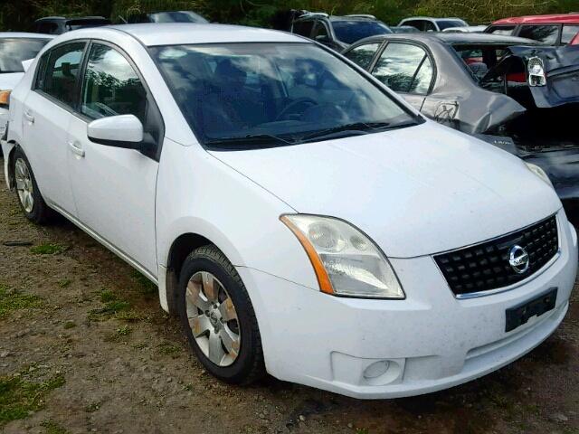 3N1AB61E19L620662 - 2009 NISSAN SENTRA 2.0 WHITE photo 1