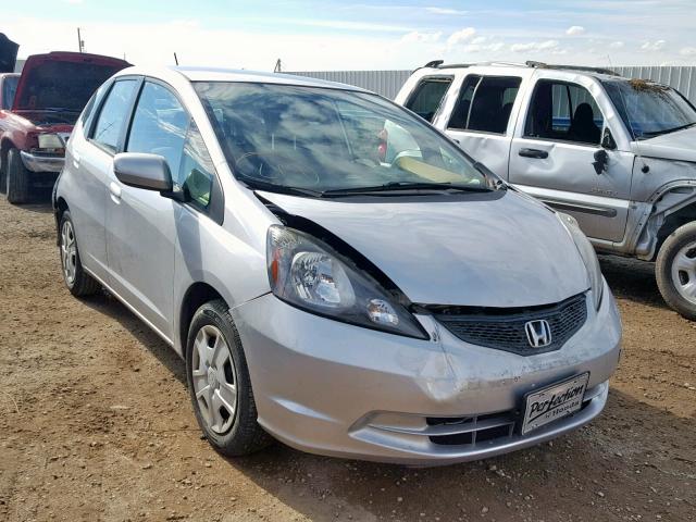 JHMGE8G3XDC048400 - 2013 HONDA FIT SILVER photo 1