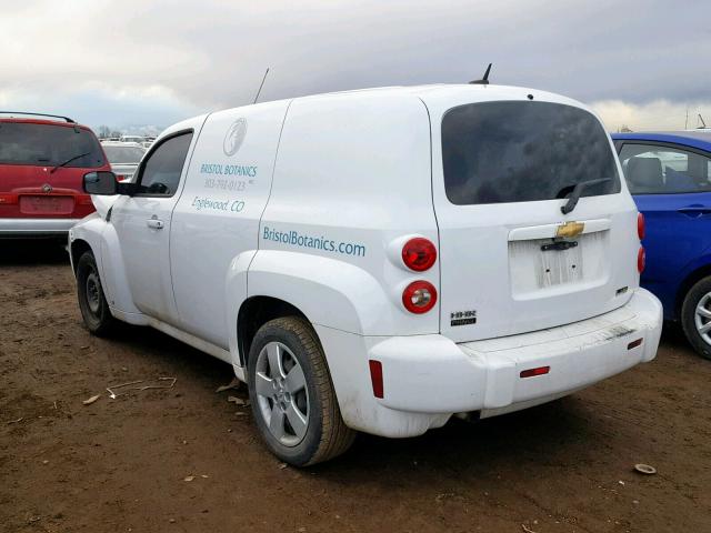 3GCCA85B19S553202 - 2009 CHEVROLET HHR PANEL WHITE photo 3