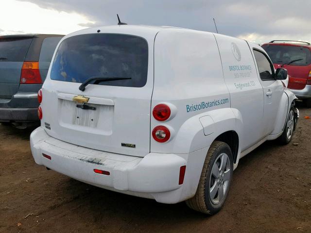 3GCCA85B19S553202 - 2009 CHEVROLET HHR PANEL WHITE photo 4