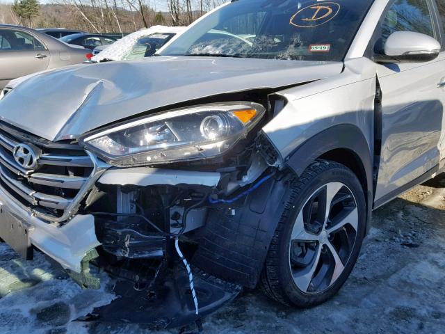 KM8J3CA28GU262344 - 2016 HYUNDAI TUCSON LIM GRAY photo 9