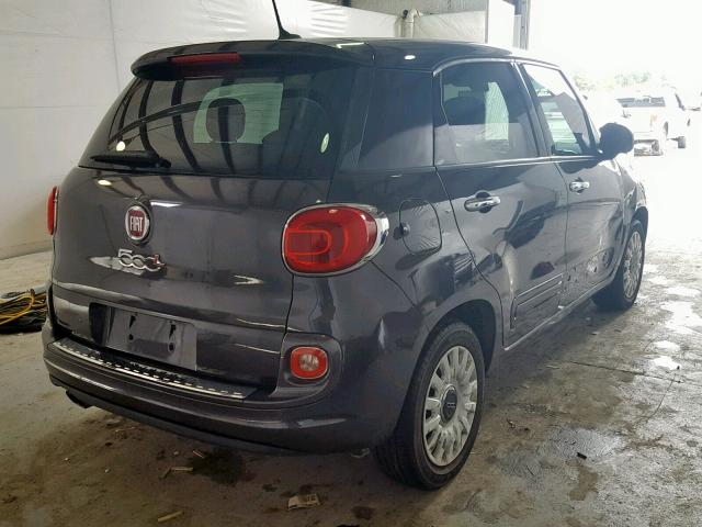 ZFBCFAAH2EZ016986 - 2014 FIAT 500L POP GRAY photo 4