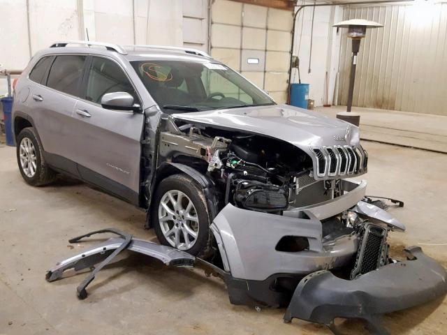 1C4PJLCB4JD540200 - 2018 JEEP CHEROKEE L SILVER photo 1