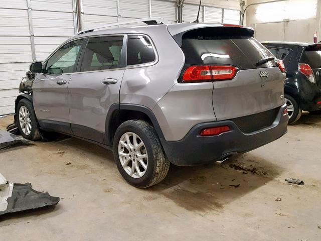 1C4PJLCB4JD540200 - 2018 JEEP CHEROKEE L SILVER photo 3