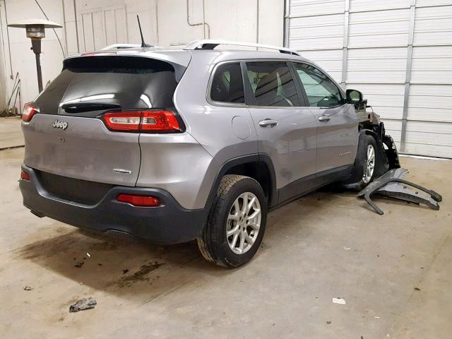 1C4PJLCB4JD540200 - 2018 JEEP CHEROKEE L SILVER photo 4