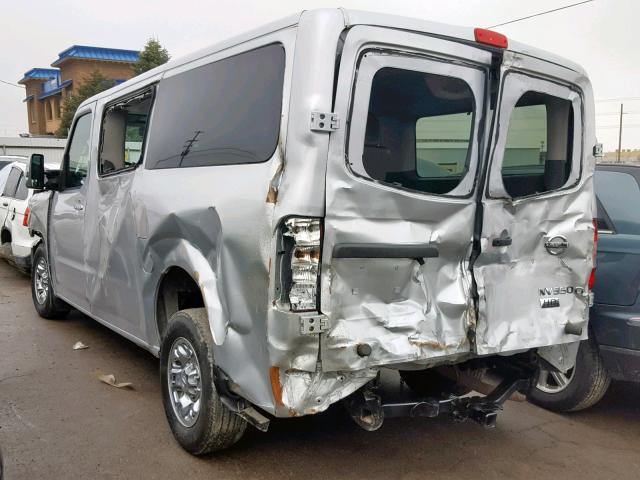 5BZAF0AA5GN853310 - 2016 NISSAN NV 3500 SILVER photo 3