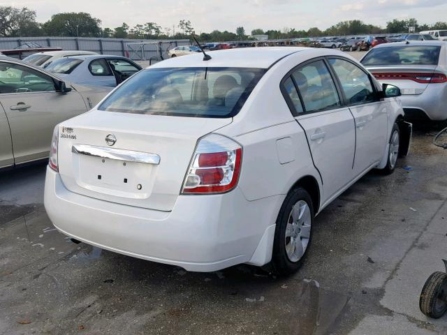 3N1AB6AP6AL602132 - 2010 NISSAN SENTRA 2.0 WHITE photo 4