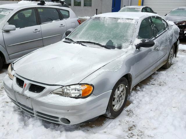 1G2NE52F54M680745 - 2004 PONTIAC GRAND AM S 银色 照片 2
