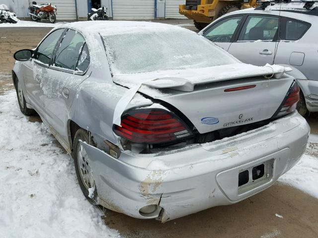 1G2NE52F54M680745 - 2004 PONTIAC GRAND AM S 银色 照片 3