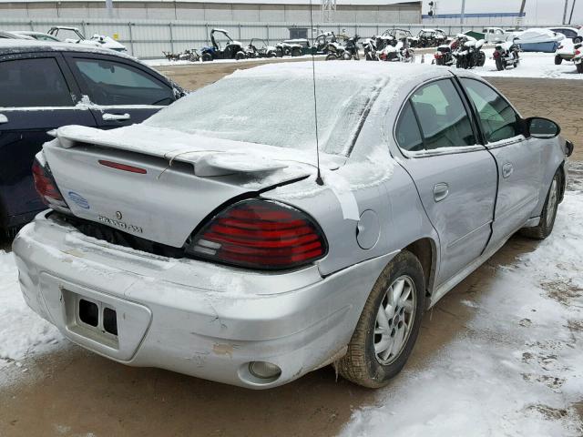 1G2NE52F54M680745 - 2004 PONTIAC GRAND AM S 银色 照片 4