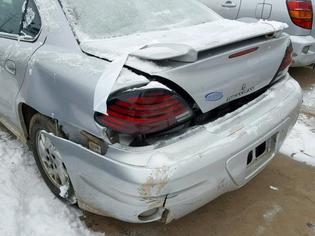1G2NE52F54M680745 - 2004 PONTIAC GRAND AM S 银色 照片 9