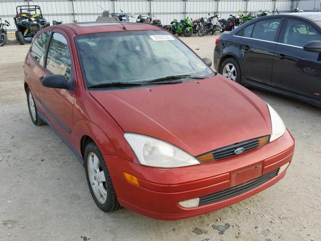 3FAHP31381R139891 - 2001 FORD FOCUS ZX3 RED photo 1